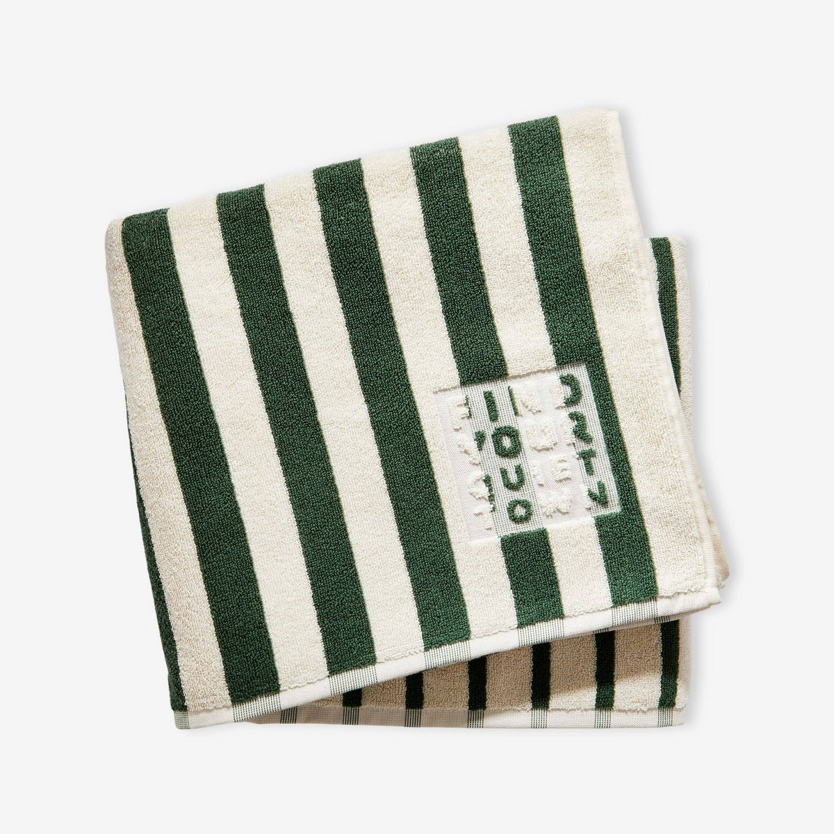 Ojai Towel Pine | Green Cotton Bath Towel | Quiet Town