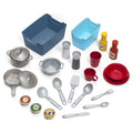 Step2 Contemporary Chef Brown and White Toddler Plastic Play Kitchen