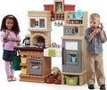 Step2 Heart of the Home Brown Toddler Play Kitchen Set