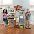 Step2 Heart of the Home Brown Toddler Play Kitchen Set